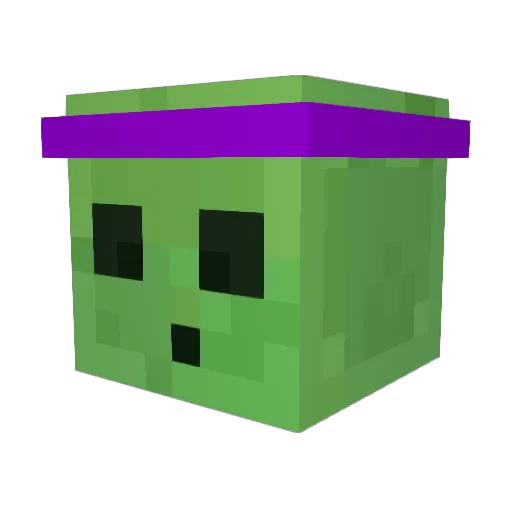 RaisinSpace Minecraft avatar head, 3D render