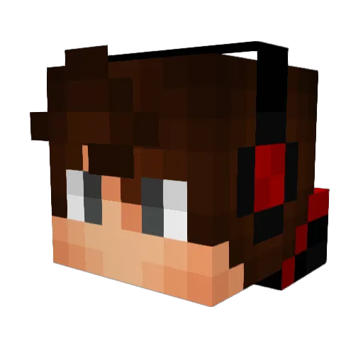 Raist73 Minecraft avatar head, 3D render
