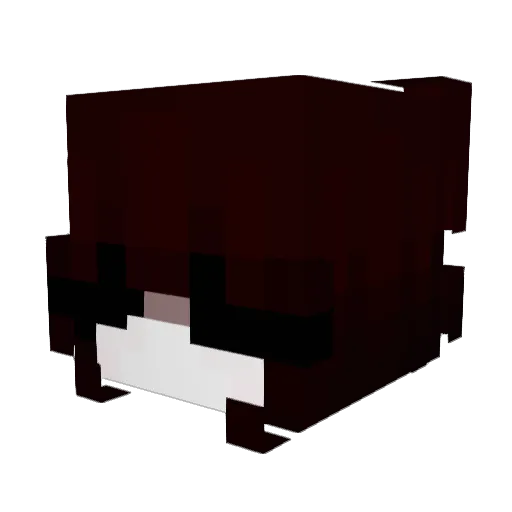 Raisuy Minecraft avatar head, 3D render