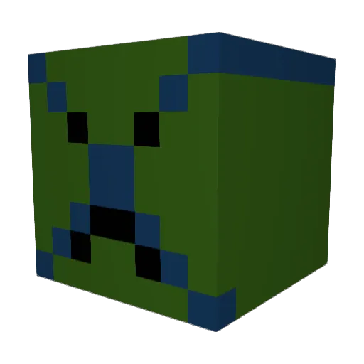 RaitPlayz Minecraft avatar head, 3D render
