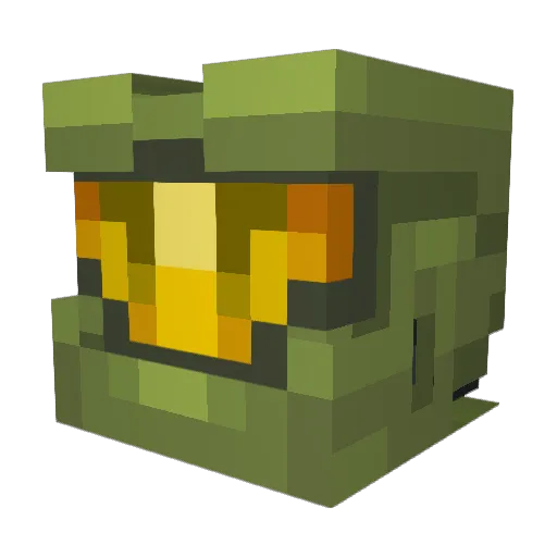 Raith14 Minecraft avatar head, 3D render
