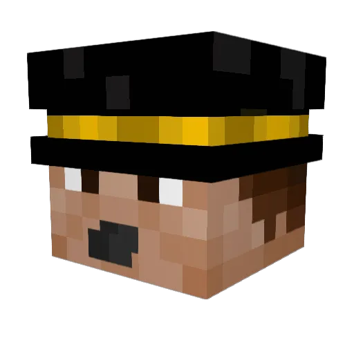 Raithe8 Minecraft avatar head, 3D render