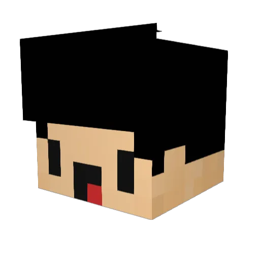 Raiyaan_16 Minecraft avatar head, 3D render