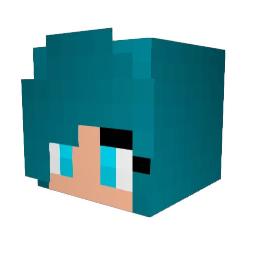 RaizenEzuo Minecraft avatar head, 3D render
