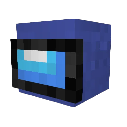 Raizex1 Minecraft avatar head, 3D render