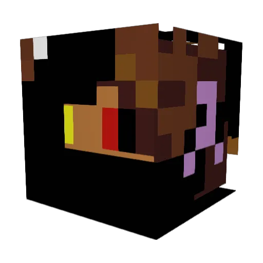 Raizo05 Minecraft avatar head, 3D render