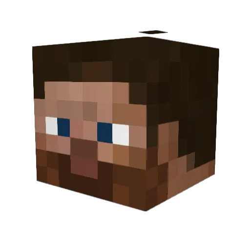 RajeshGaming Minecraft avatar head, 3D render