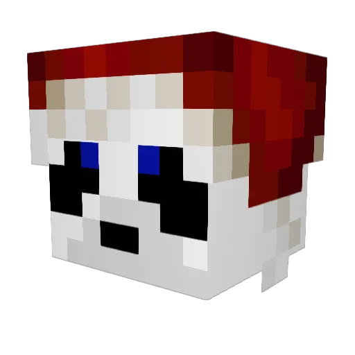 Raji23568910 Minecraft avatar head, 3D render