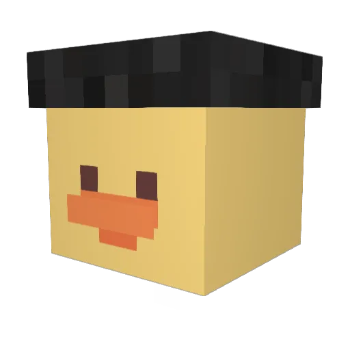 RajonaAitams Minecraft avatar head, 3D render