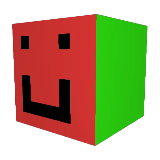 RakeDK Minecraft avatar head, 3D render