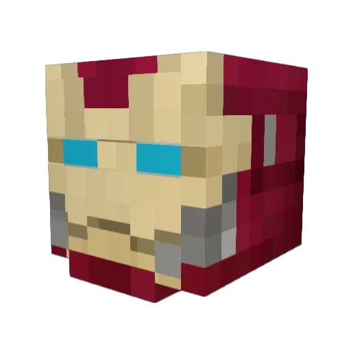 Raker87 Minecraft avatar head, 3D render