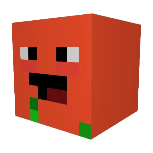 Rakes420 Minecraft avatar head, 3D render