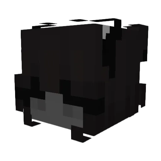 Rakkdose Minecraft avatar head, 3D render