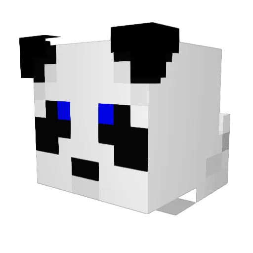 Raknaroo Minecraft avatar head, 3D render