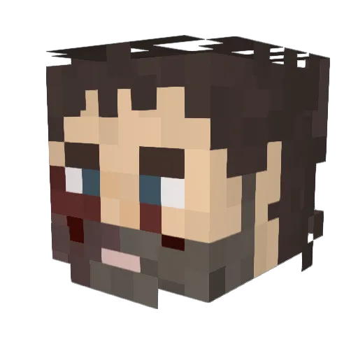 Rakosnik96 Minecraft avatar head, 3D render