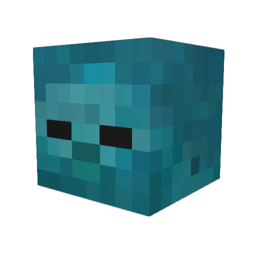 Rakso3080 Minecraft avatar head, 3D render