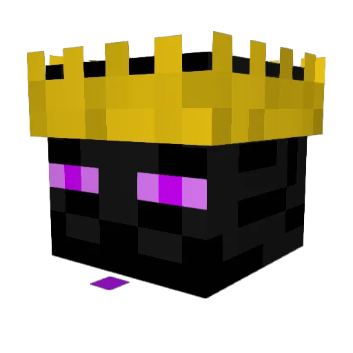 Rakuso Minecraft avatar head, 3D render