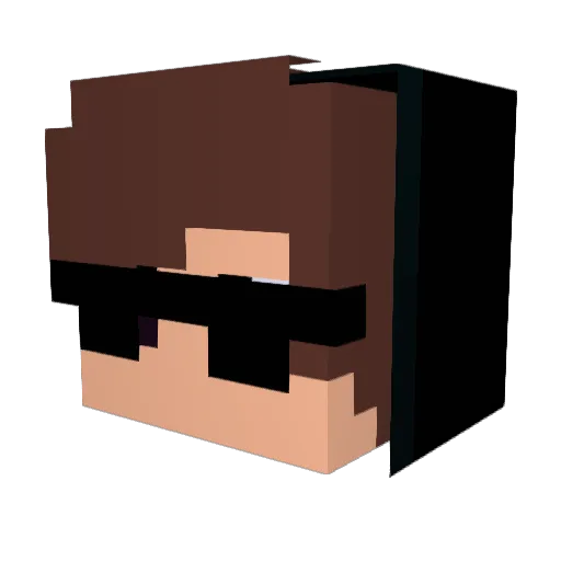 RalPro11 Minecraft avatar head, 3D render