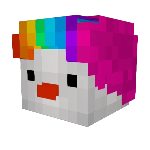 Ral_Days Minecraft avatar head, 3D render