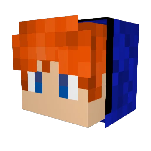Ralax05 Minecraft avatar head, 3D render