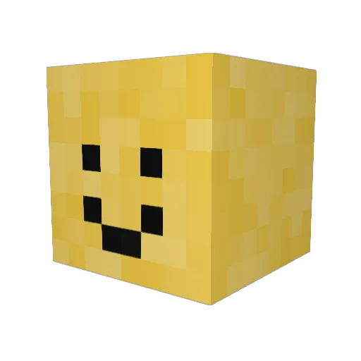 Ralayth28 Minecraft avatar head, 3D render