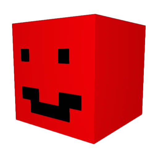 Ralip1 Minecraft avatar head, 3D render