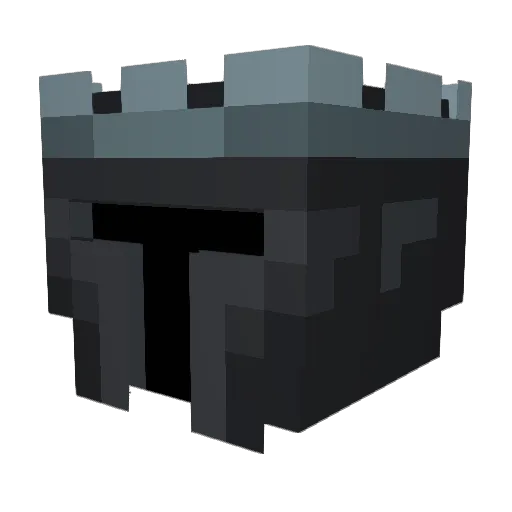 Rall0r Minecraft avatar head, 3D render