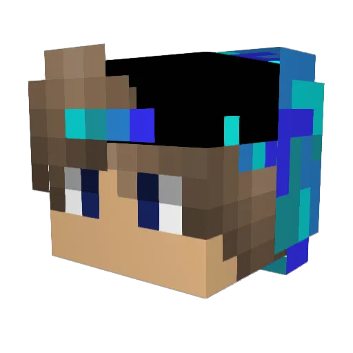 Ralle6530 Minecraft avatar head, 3D render