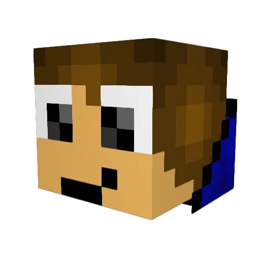 Ralle_DE Minecraft avatar head, 3D render