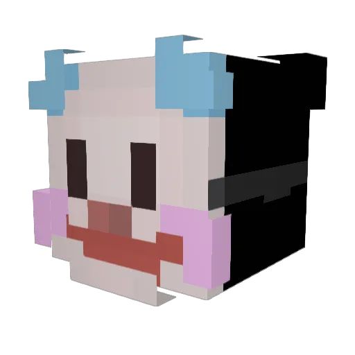 RalphJezord Minecraft avatar head, 3D render