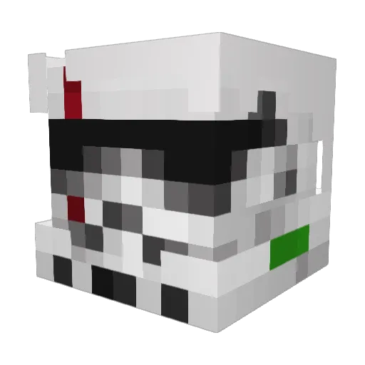 Ralph_Digger Minecraft avatar head, 3D render