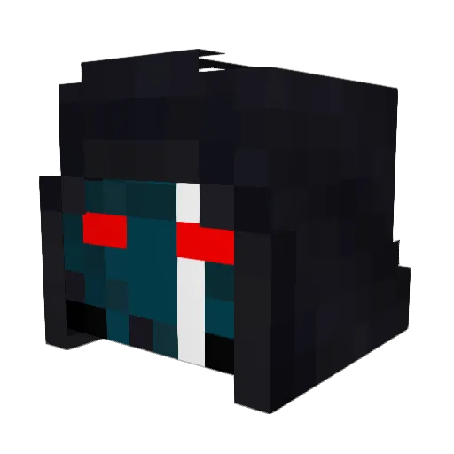 RalphieBish Minecraft avatar head, 3D render