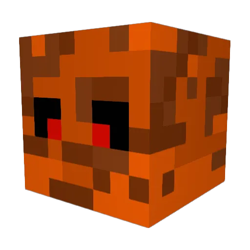 Ram1Playsthis Minecraft avatar head, 3D render