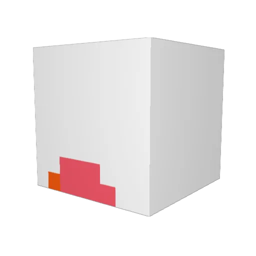 RamAlu Minecraft avatar head, 3D render