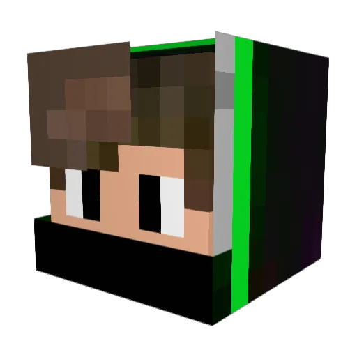 RamBey_TR_YT Minecraft avatar head, 3D render
