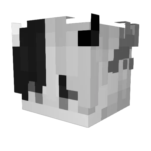 RamCowboy Minecraft avatar head, 3D render