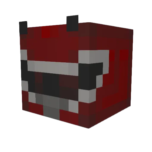 RamRod86 Minecraft avatar head, 3D render