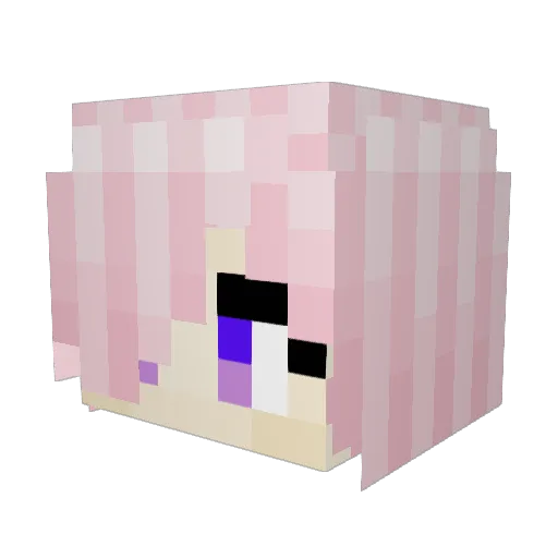 RamTb Minecraft avatar head, 3D render