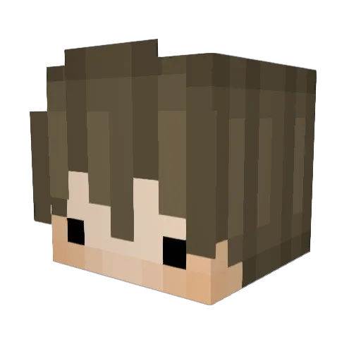 Ramazzotti99 Minecraft avatar head, 3D render