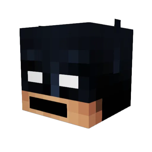 Rambo9638 Minecraft avatar head, 3D render