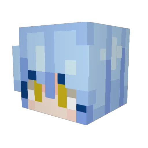 Ramborocks11 Minecraft avatar head, 3D render
