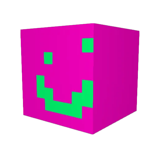 Rambro007 Minecraft avatar head, 3D render