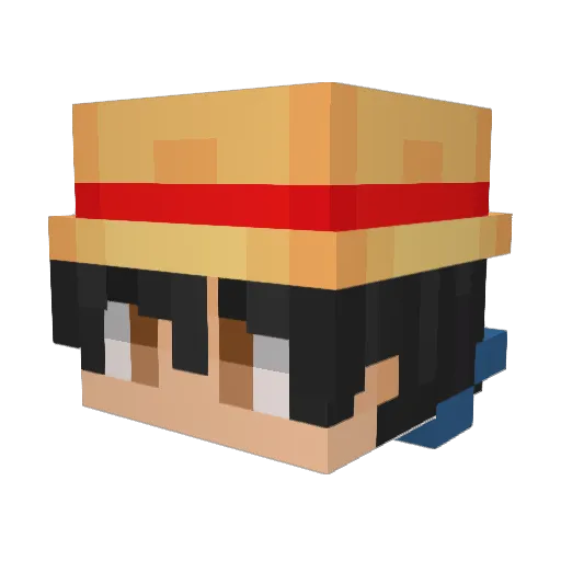 RamenDust1n Minecraft avatar head, 3D render