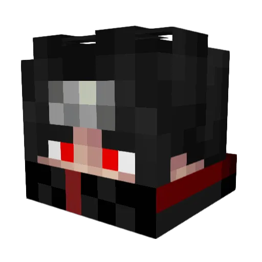 RamenEater13 Minecraft avatar head, 3D render