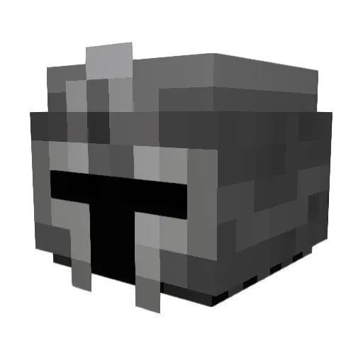 Ramenma Minecraft avatar head, 3D render