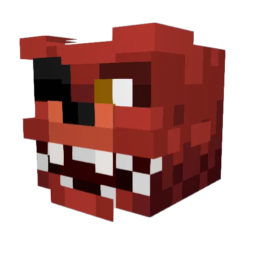 Ramennaruto07 Minecraft avatar head, 3D render