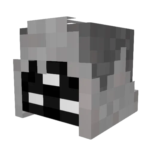 Ramezzes Minecraft avatar head, 3D render