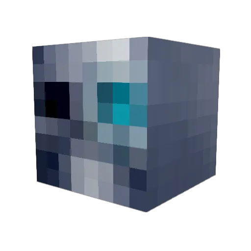 RamiDude Minecraft avatar head, 3D render