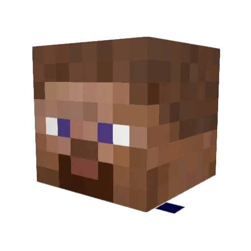 RamiFB Minecraft avatar head, 3D render