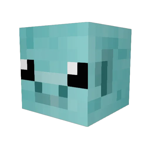 Raminator56 Minecraft avatar head, 3D render
